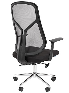 Офисное кресло CHAIRMAN CH588 без подголовника, ткань сетка, черный
